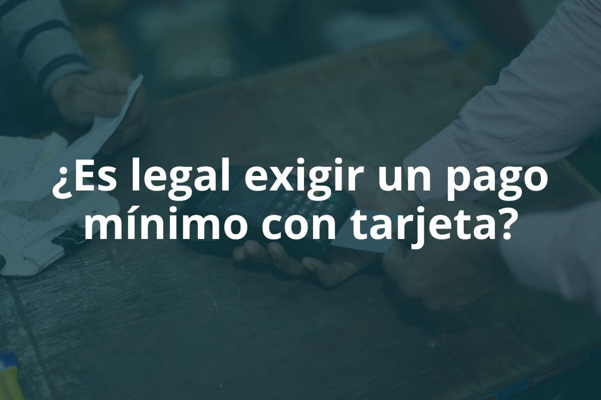 pago mínimo con tarjeta